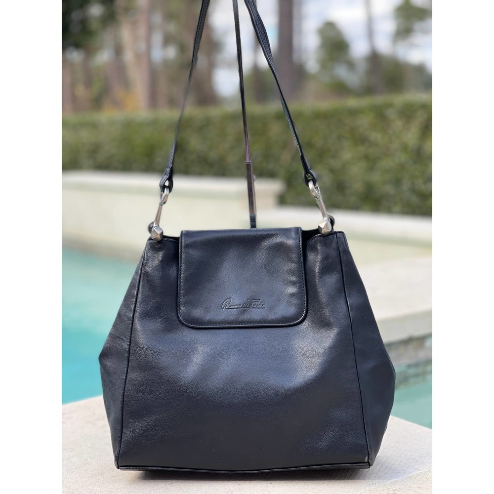 Vintage Romano di Paolo Black Shoulder Bag